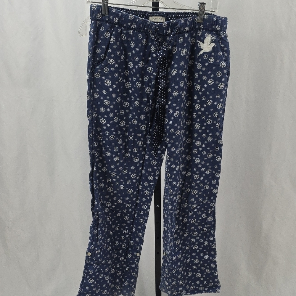 Aerie Navy Polka Dot Pajama Pants